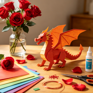 St George’s Day – Dragon & Rose Craft