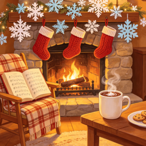Merry Christmas – Carols & Paper Snowflakes
